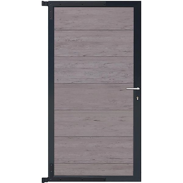 GartenLand Steckzauntor Ameland ca. 90 x 175 cm WPC Sand-Multicolor Alumini günstig online kaufen