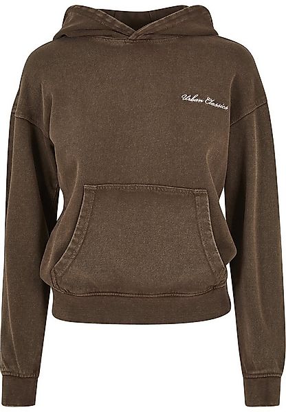 URBAN CLASSICS Kapuzensweatshirt Urban Classics Damen Ladies Small Embroide günstig online kaufen