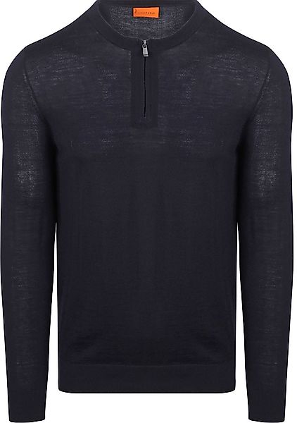 Suitable Crew Zip Merino Navy - Größe XXL günstig online kaufen