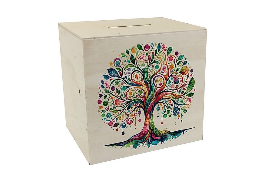 speecheese Spardose Lebensbaum Spardose aus Holz günstig online kaufen