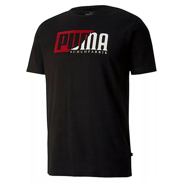 Puma Flock Graphic Kurzarm T-shirt S Puma Black günstig online kaufen