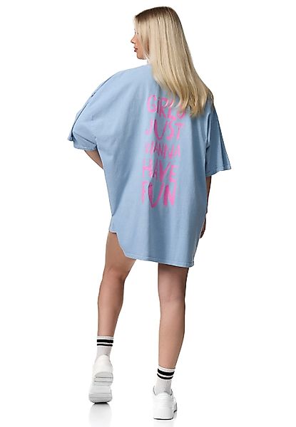 Worldclassca T-Shirt Worldclassca Oversized Girls Print günstig online kaufen