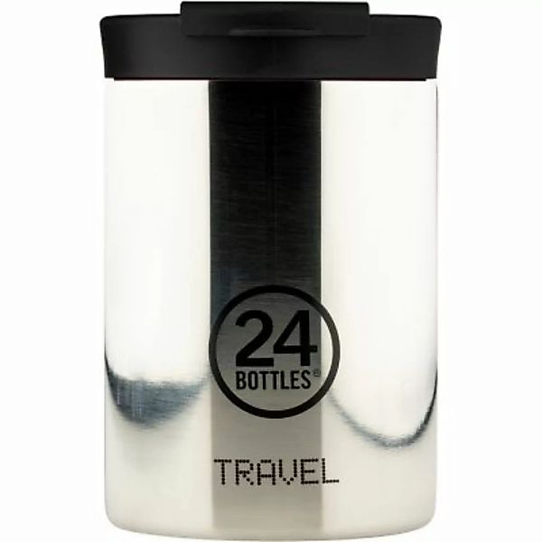 24Bottles Glam Travel Trinkbecher 350 ml Trinkflaschen silber günstig online kaufen