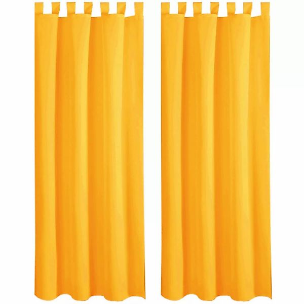 Bestlivings 2er Set Dekoschal EllenSchlaufe mit Raffhalter & Haken 140 x 14 günstig online kaufen