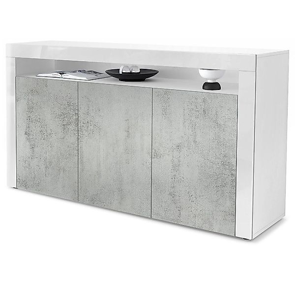 Vladon Sideboard Valencia (Sideboard, mit 3 günstig online kaufen