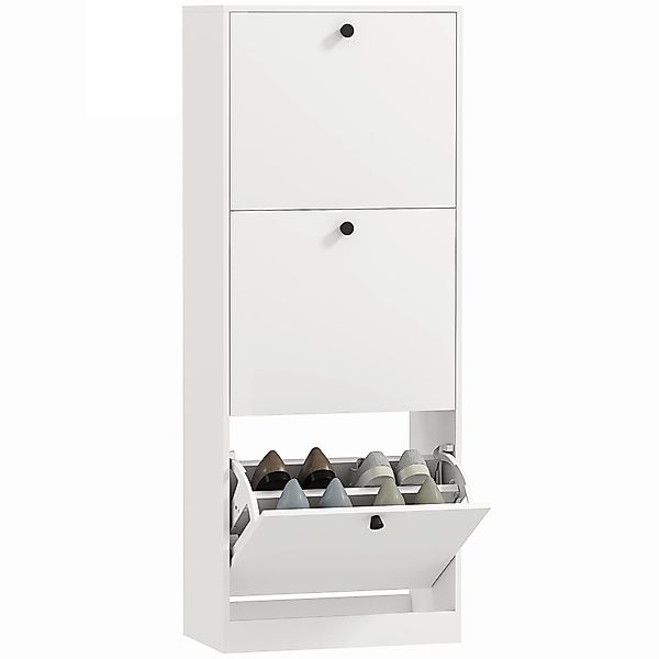 HOMCOM Schuhschrank Schuhregal mit Verstellbar Trennwand, günstig online kaufen