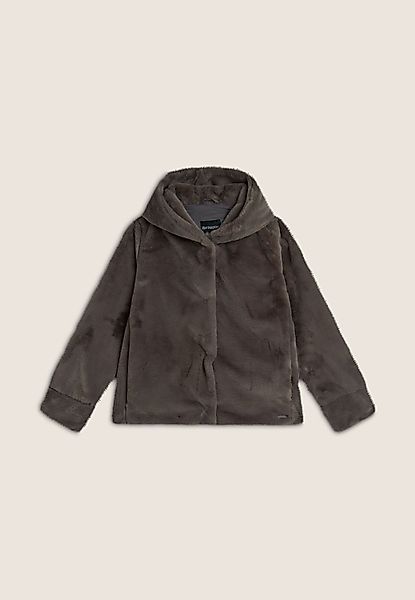Freddy Plüschjacke Freddy Kunstfelljacke mit Kapuze günstig online kaufen