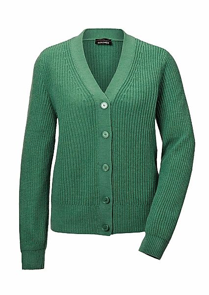 GOLDNER Strickjacke "Kurzgröße Pflegeleichte Strickjacke in hochwertiger Ri günstig online kaufen