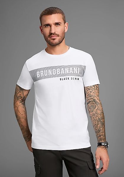 Bruno Banani T-Shirt, kurzärmelig, schmal geschnitten, Rundhalsausschnitt günstig online kaufen