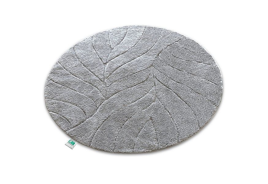 Kubus Duschmatte Elara, Runde Badematte aus hochwertiger Mikrofaser, Polyes günstig online kaufen