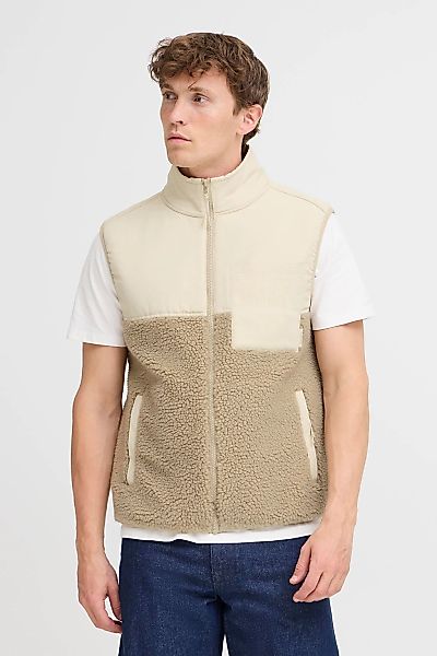 Blend Plüschweste "BHErmin" Sportliche Teddy-Weste in Colorblock-Optik günstig online kaufen