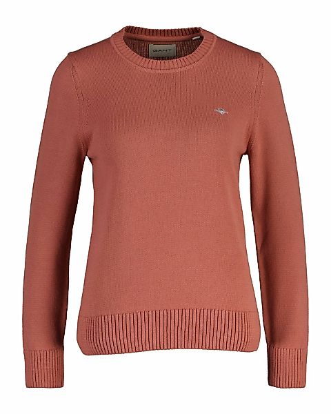 Gant Rundhalspullover "CLASSIC COTTON C-NECK", mit Zopfstrickmuster günstig online kaufen