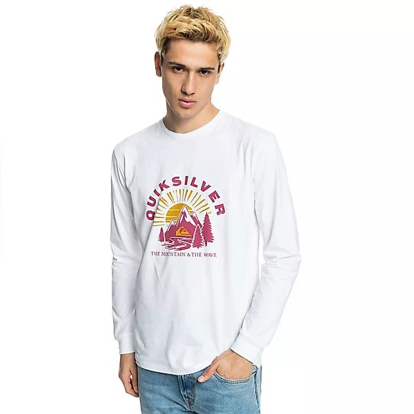 Quiksilver Mountain Side Langarm-t-shirt S White günstig online kaufen