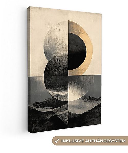 OneMillionCanvasses® Leinwandbild Kreise - Schatten - Abstrakt, Fotodruck ( günstig online kaufen