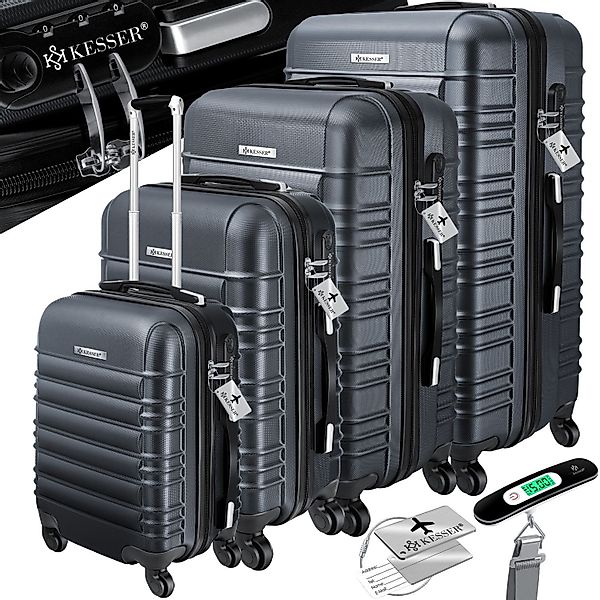 KESSER Kofferset, 4 Rollen, (4 tlg), günstig online kaufen
