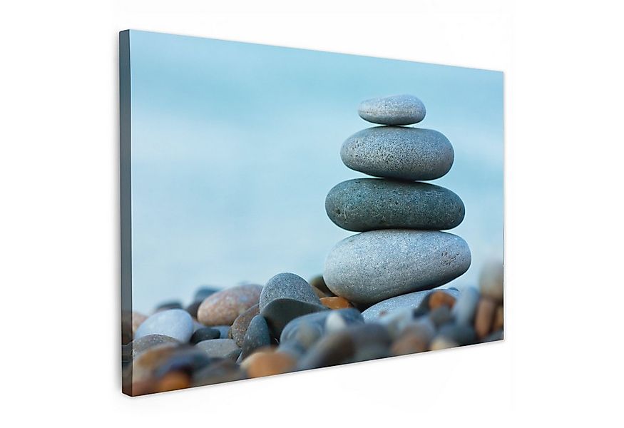OneMillionCanvasses® Leinwandbild Steine - Landschaft - Meer - Zen, Fotodru günstig online kaufen