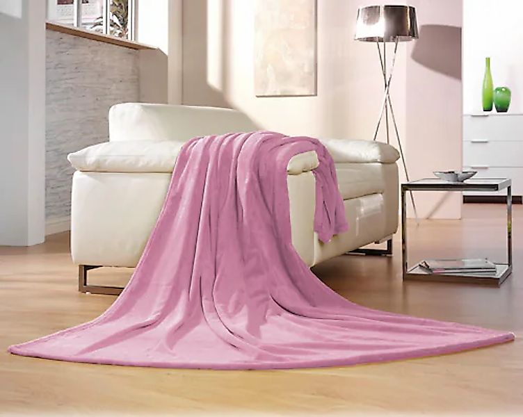Wohndecke Memphis, Gözze, in tollen Unifarben, günstig online kaufen