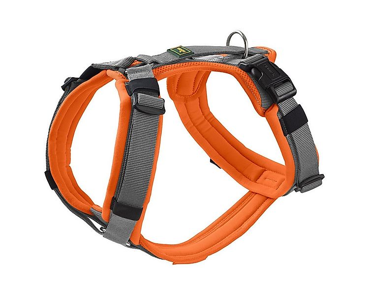 Hunter Tierbedarf Hunde-Geschirr Geschirr Maldon Up mit Griff orange/grau günstig online kaufen