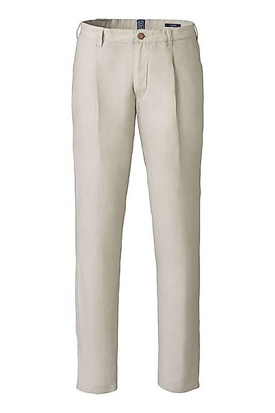 MEYER Chinohose M5 Pleat (1-tlg) aus feinen Leinenstoff günstig online kaufen