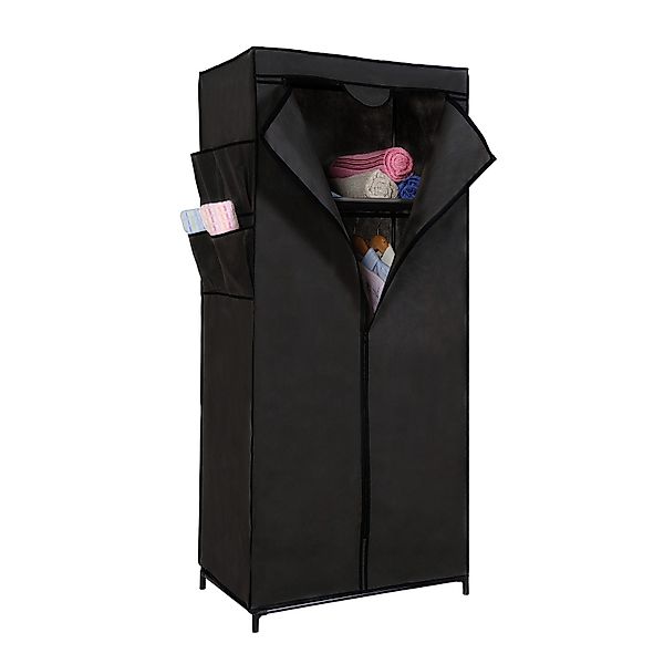 HTI-Living Stoffschrank Stoffschrank L Lena Dunkelgrau günstig online kaufen