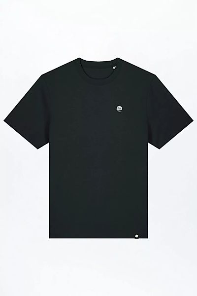 Heavy T-Shirt mit Stickerei aus Bio Baumwolle günstig online kaufen