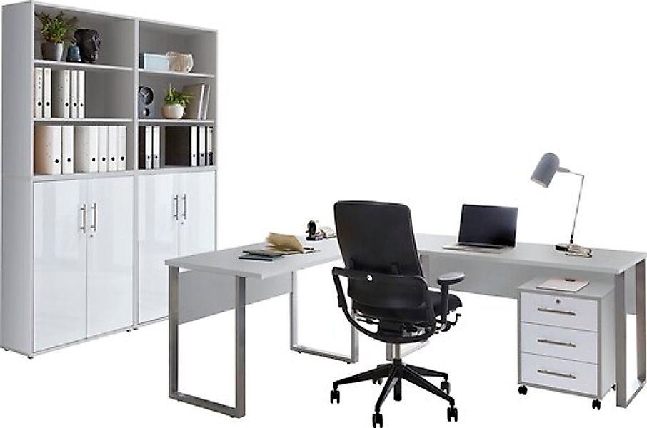 BMG Möbel Büromöbel-Set "Tabor", (Set, 6 tlg.) günstig online kaufen