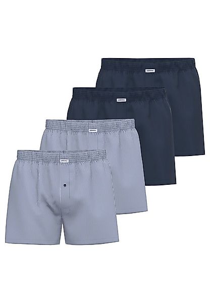 seidensticker Boxershorts 4er Pack Web (Spar-Set, 4-St) Boxershorts - Baumw günstig online kaufen