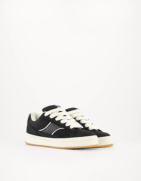 Bershka Skate-Sneaker Damen 40 Schwarz günstig online kaufen