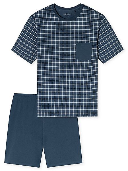 Schiesser Pyjama Rundhals - Comfort Essentials (2 tlg) schlafanzug schlafmo günstig online kaufen