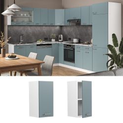 Vicco Hängeschrank R-Line, Blau-Grau/Weiß, 30 cm günstig online kaufen