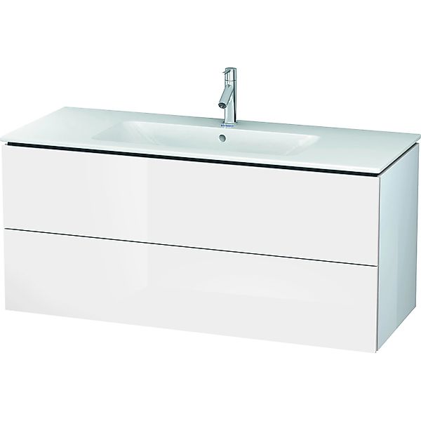 Duravit Waschbeckenunterschrank L-Cube Weiß Hochglanz 122 cm günstig online kaufen