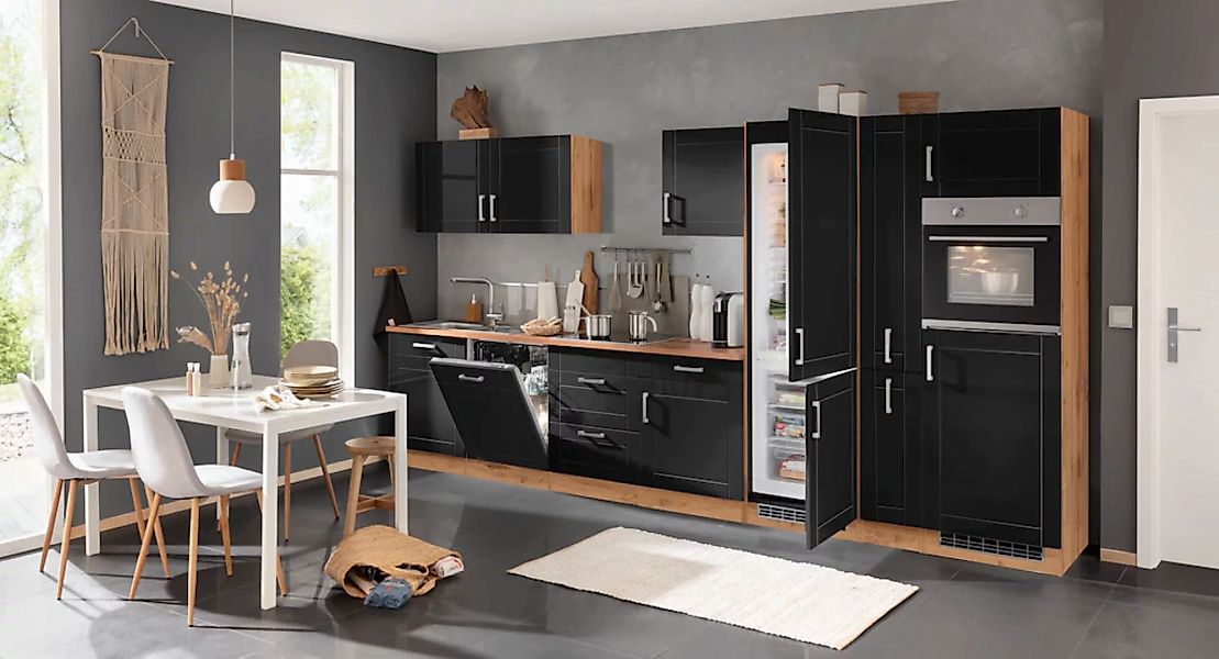 KOCHSTATION Küchenzeile »KS-Tinnum«, ohne E-Geräte, Breite 390 cm günstig online kaufen