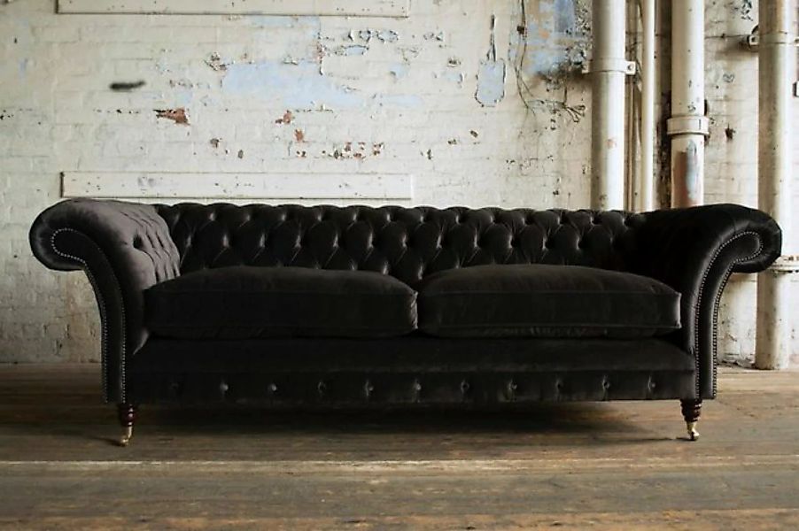 JVmoebel 3-Sitzer Chesterfield Design Luxus Polster Sofa Couch Sitz Garnitu günstig online kaufen