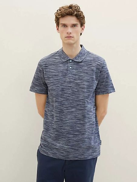 TOM TAILOR Poloshirt Poloshirt in Melange Optik günstig online kaufen