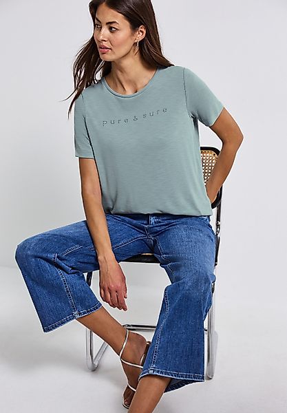 STREET ONE T-Shirt mit Wording und günstig online kaufen