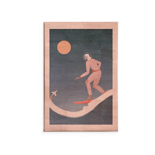Kunstdruck Wanddekoration Wandbilder Aus Kork "Surfing On Other Planets" günstig online kaufen