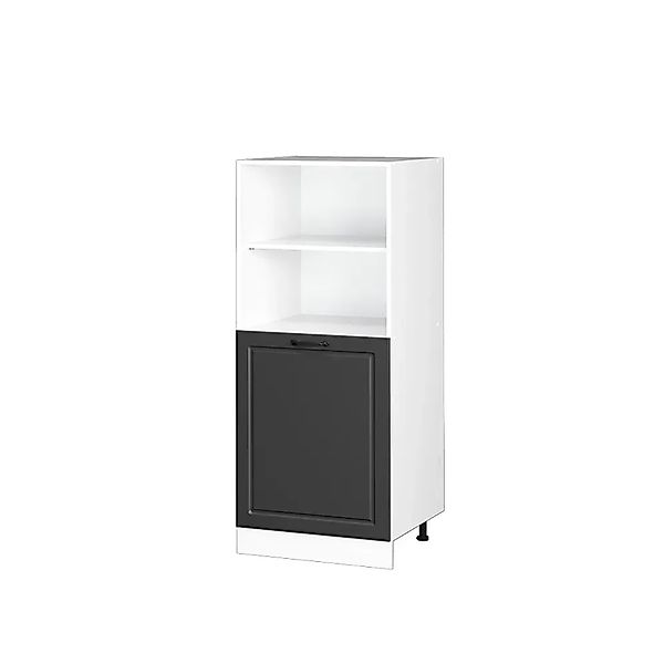 Vicco Herdumbauschrank R-Line Herdschrank Anthrazit Landhaus/Weiß 60 cm günstig online kaufen