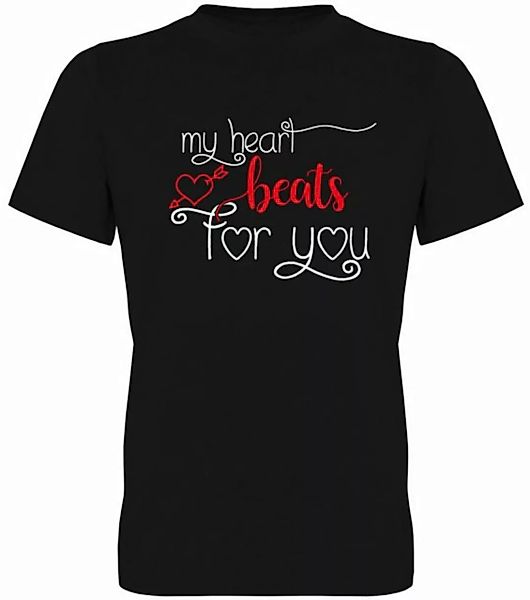 G-graphics T-Shirt My Heart beats for you Herren T-Shirt, mit trendigem Fro günstig online kaufen