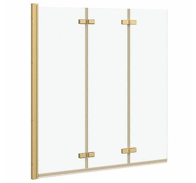 vidaXL Duschwand Faltbare Duschtrennwand Gold 130 x 138 cm, (1 tlg) günstig online kaufen