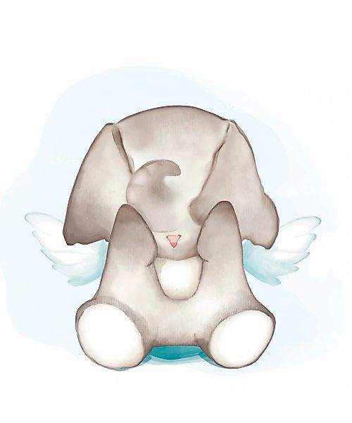 Lüttenhütt Poster "Elefant mit Flügeln", (1 St.), HD Premium Druck günstig online kaufen