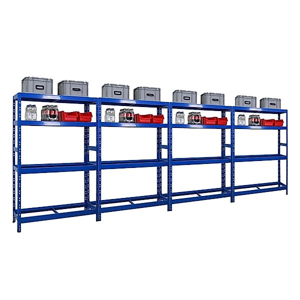PROREGAL Mega Deal 4x Reifenregal Tiger 180x120x40 cm Bis Zu 12 Reifen Auf günstig online kaufen
