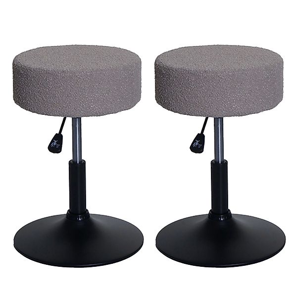 PROREGAL 2er-Set Hocker Höhenverstellbar Und Drehbar Sitzhöhe 45-57cm Durch günstig online kaufen