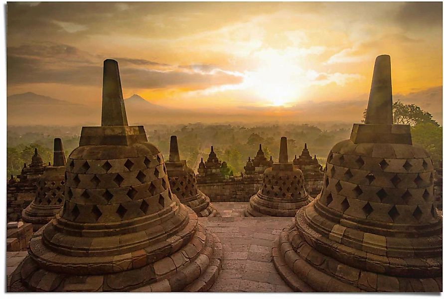 Reinders Poster "Stupas Borobudur" günstig online kaufen