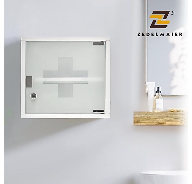 Zedelmaier Medizinschrank Abschließbarer Medizinschrank aus Edelstahl,Medik günstig online kaufen