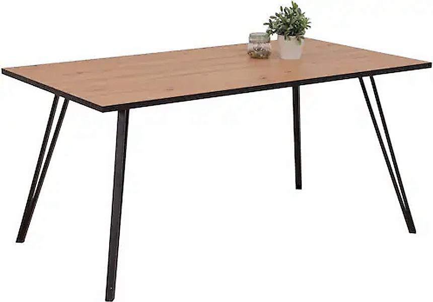 HELA Esstisch, Verschiedene Dekore, 160cm günstig online kaufen