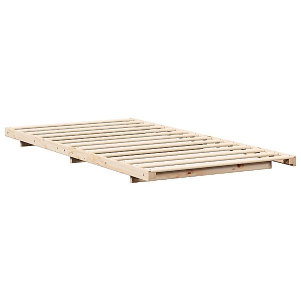 vidaXL Bett Bodenbettgestell Braun 75 x günstig online kaufen