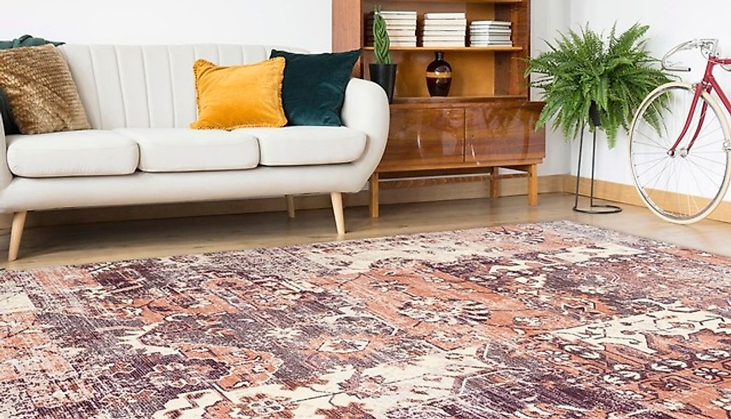 Arte Espina Teppich »Indiana 400«, rechteckig, 10 mm Höhe, Vintage-Look, Ve günstig online kaufen