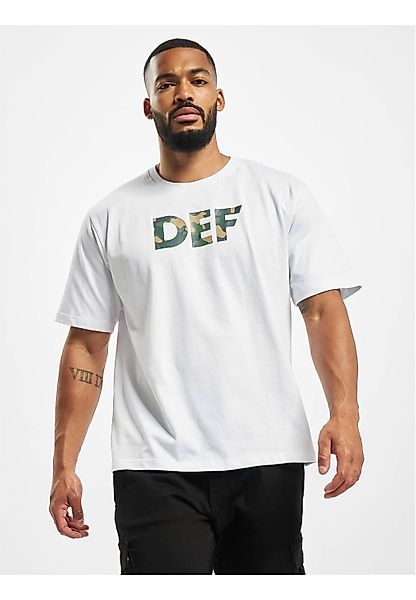 DEF Kurzarmshirt "DEF Signed T-Shirt White" günstig online kaufen