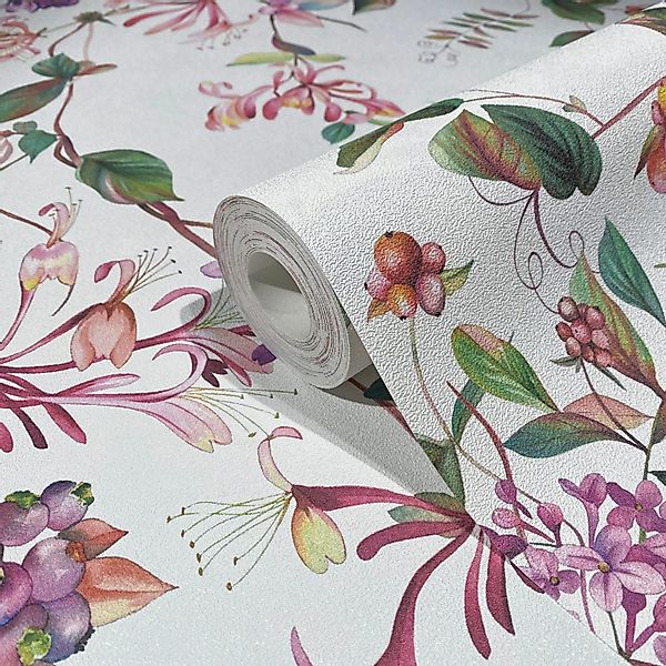 Marburg Vliestapete Tapete Floral Blossom, geprägt, günstig online kaufen