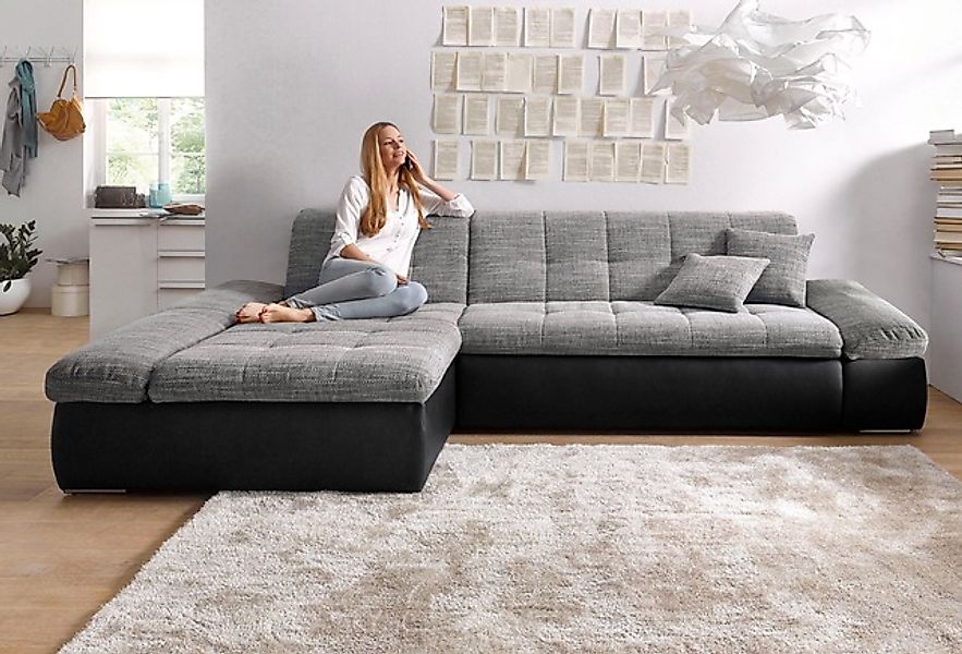DOMO collection Ecksofa »Moric, L-Form, XXL-Sofa - Breite 300cm«, wahlweise günstig online kaufen